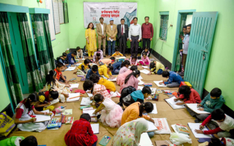 মহান একুশে উপলক্ষে গাইবান্ধা প্রেসক্লাবের চিত্রাঙ্কন প্রতিযোগিতা