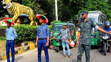 ঢাকার ট্রাফিক ব্যবস্থাপনায় ৬০০ অস্থায়ী পুলিশ সদস্য