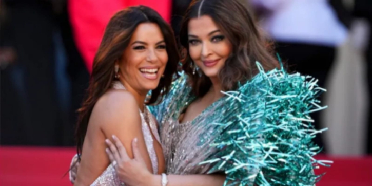 Aishwarya Rai and Eva Longoria’s “spectacular” reunion on Cannes Red Carpet