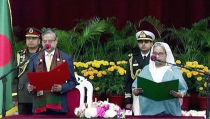 Sheikh Hasina takes oath as Bangladesh’s 5th-time PM