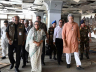 PM visits rampaged BTV Bhaban
