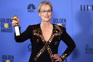 Meryl Streep now most-nominated actor in Golden Globes history