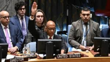 US vetoes Gaza ceasefire call at UN