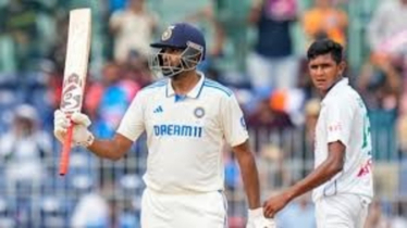 Ashwin, Jadeja put India on top amid Hasan heroics