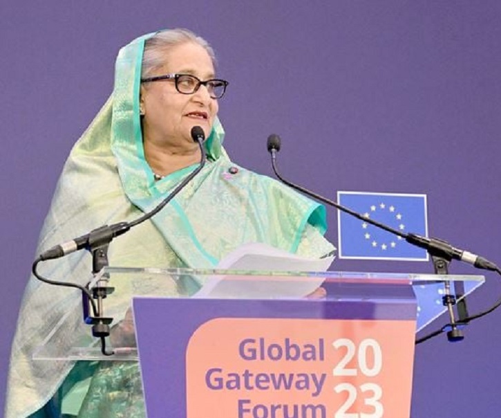 Global leaders applause Sheikh Hasina at Global Gateway Forum 