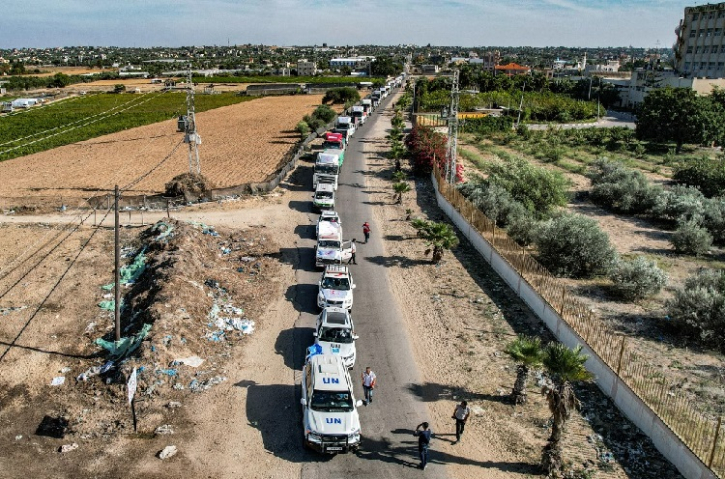 33 aid trucks entered Gaza Sunday: UN