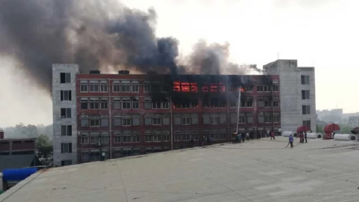 Fire at Gazipur clothing factory