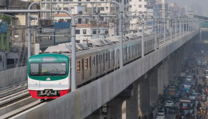 Uttara-Motijheel metrorail to operate till night from Jan 6