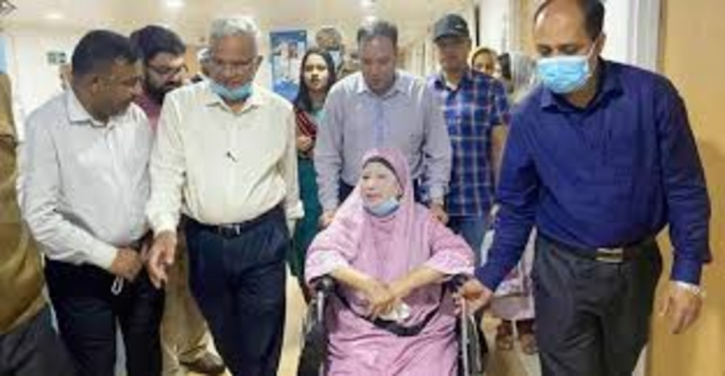 Khaleda Zia to return home from hospital this evening