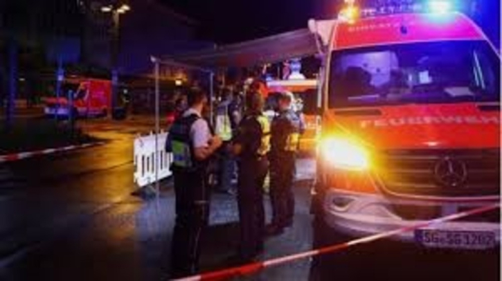 An attack at a festival in a German city kills 3 people