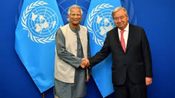 UN chief Guterres meets Dr Yunus in Davos