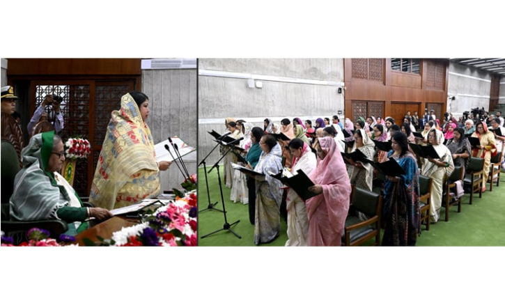 50 lawmakers elected to reserved women’s seats take oath